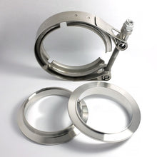 Load image into Gallery viewer, Stainless Bros 1.75in 304SS V-Band Assembly - 2 Flanges/1 Clamp