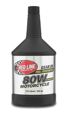 Load image into Gallery viewer, Red Line 80W Motorcycle Gear Oil w/Shockproof - Quart
