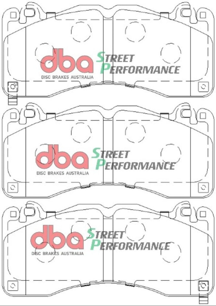 DBA 15-18 Ford Mustang GT w/ Performance Package SP500 Front Brake Pads