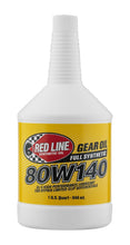Load image into Gallery viewer, Red Line 80W140 GL-5 Gear Oil - Quart