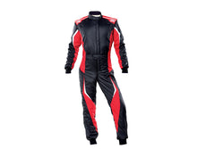 Load image into Gallery viewer, OMP Tecnica Evo Overall My21 Black/Red - Size 56 (Fia 8856-2018)