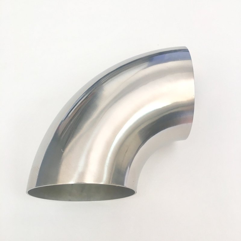Ticon Industries 1.5in Diameter 90 1.1D/1.65in CLR 1mm/.039in Wall Thickness Titanium Elbow