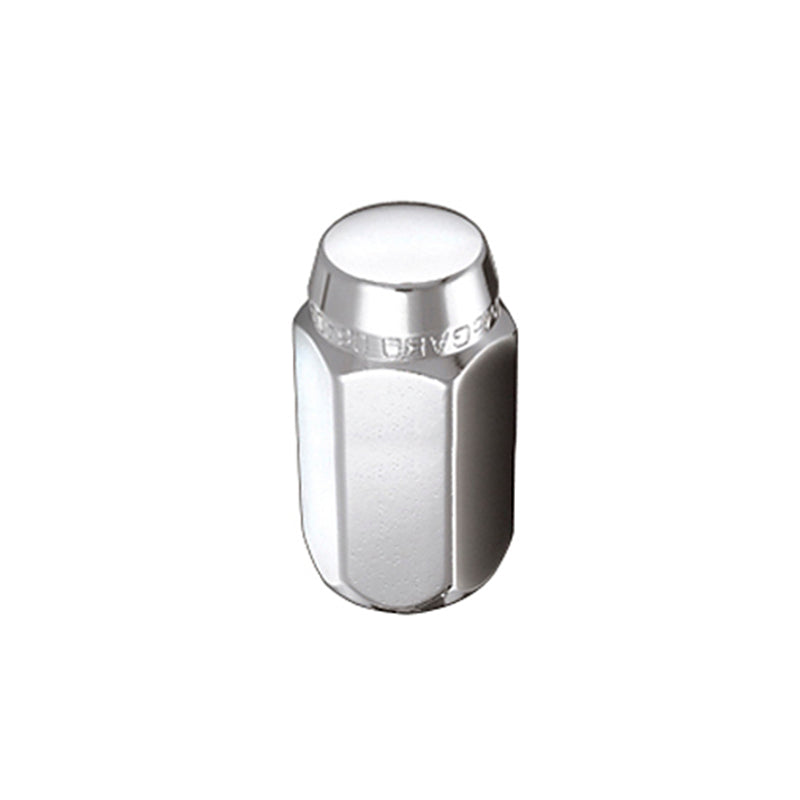 McGard Hex Lug Nut (Cone Seat) M12X1.25 / 13/16 Hex / 1.28in. Length (4-Pack) - Chrome