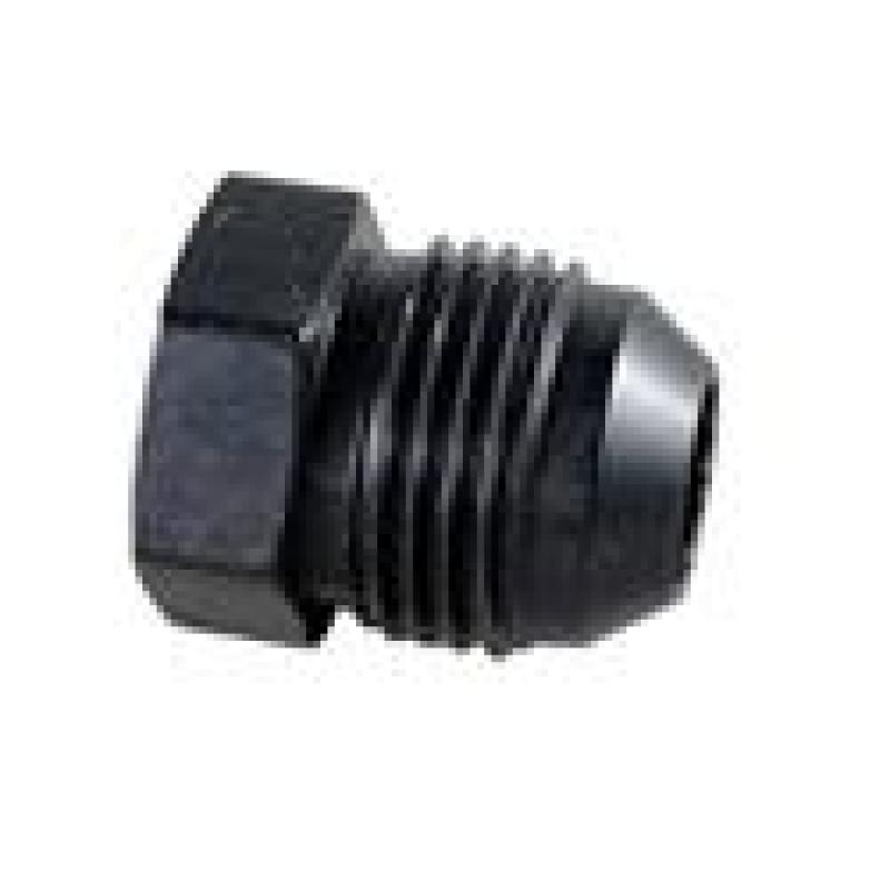 Fragola -16AN Aluminum FlarePlug - Black