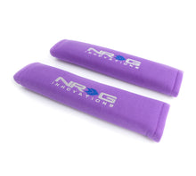 Load image into Gallery viewer, NRG Seat Belt Pads 2.7in (Wide) X 11in - Purple(2 Piece) Short