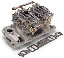 Load image into Gallery viewer, Edelbrock Dual Quad Kit Performer RPM Air Gap BBC Oval Port