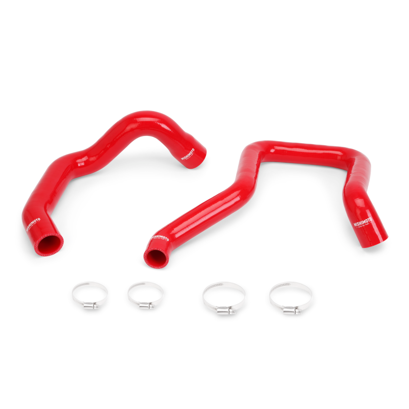 Mishimoto 91-01 Jeep Cherokee XJ 4.0L Silicone Coolant Hose Kit - Red