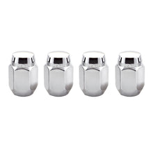 Load image into Gallery viewer, McGard Hex Lug Nut (Cone Seat) M12X1.25 / 13/16 Hex / 1.28in. Length (4-Pack) - Chrome