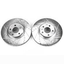 Load image into Gallery viewer, Power Stop 09-11 Audi A4 Front Evolution Drilled &amp; Slotted Rotors - Pair