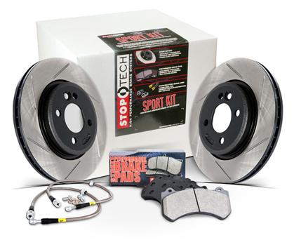 StopTech E46 Rear Sport Axle Pack w/Slotted Rotors