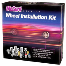 Load image into Gallery viewer, McGard 5 Lug Hex Install Kit w/Locks (Cone Seat Nut / Bulge) M12X1.5 / 3/4 Hex / 1.45in. L - Black