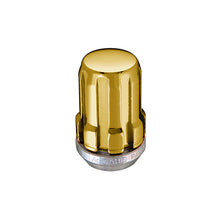 Load image into Gallery viewer, McGard SplineDrive Lug Nut (Cone Seat) M12X1.25 / 1.24in. Length (Box of 50) - Gold (Req. Tool)