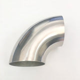 Ticon Industries 3.0in Diameter 90 1D/3in CLR 1.2mm /.047in Wall Thickness Titanium Elbow