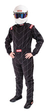 Load image into Gallery viewer, RaceQuip Black Chevron-1 Suit - SFI-1 Small