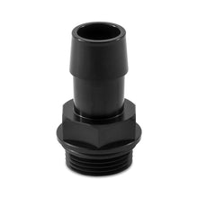 Load image into Gallery viewer, Mishimoto M27 x 2.0 to 3/4in Hose Barb Aluminum Fitting - Black