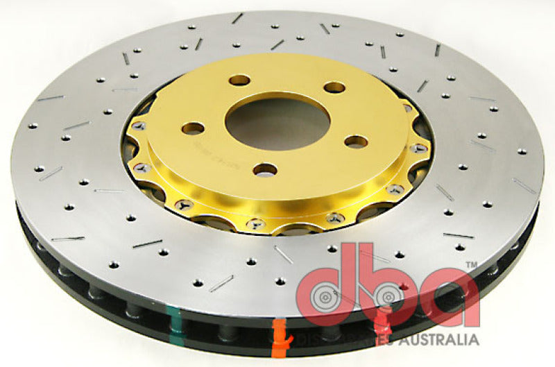 DBA 05-10 Mustang GT V8 Shelby Edition Front Drilled & Slotted 5000 Series 2 Piece Rotor Assembled w