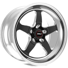 Load image into Gallery viewer, Weld S71 15x11 / 5x115 Conical Lug / 6.5in BS Black Wheel 3.18in ID (Medium)