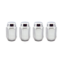 Load image into Gallery viewer, McGard Hex Lug Nut (Cone Seat) M12X1.5 / 13/16 Hex / 1.5in. Length (4-Pack) - Chrome