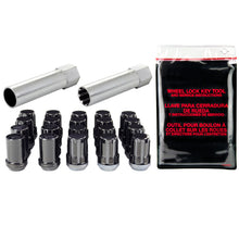 Load image into Gallery viewer, McGard SplineDrive Tuner 5 Lug Install Kit w/Locks &amp; Tool (Cone) M12X1.25 / 13/16 Hex - Black
