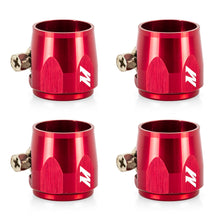 Load image into Gallery viewer, Mishimoto Aluminum -4AN Hex Finishers - Red