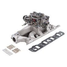 Load image into Gallery viewer, Edelbrock Manifold And Carb Kit Performer RPM Air-Gap Small Block Ford 289-302 Natural Finish