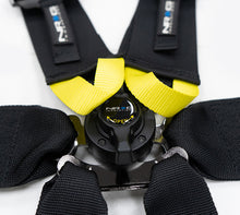 Load image into Gallery viewer, NRG FIA 6pt 2in. Shoulder Belt for HANS Device/ Rotary Cam Lock Buckle/ 3in. Waist Belt - Black