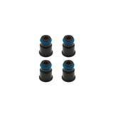 BLOX Racing 11mm Adapter Top (1/2in) w/Viton O-Ring & Retaining Clip (Set of 4)