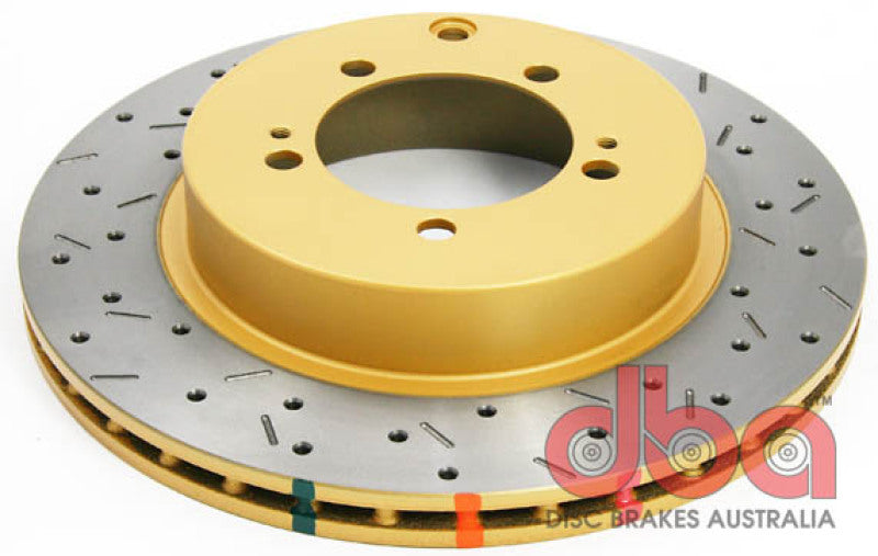 DBA 03-05 Evo 8/9 Rear Drilled & Slotted 4000 Series Rotor